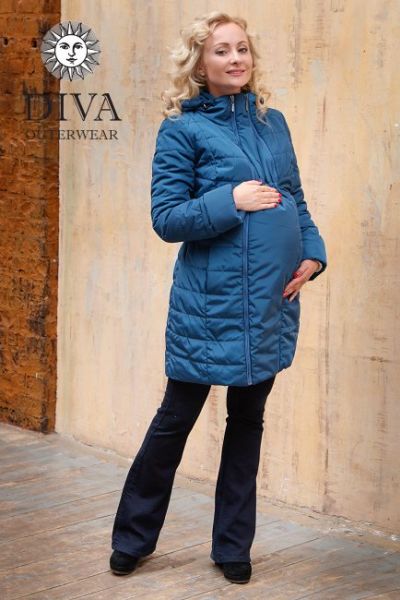 Zimný kabát 4v1 Diva Azzurro