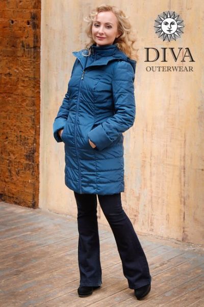 Zimný kabát 4v1 Diva Azzurro